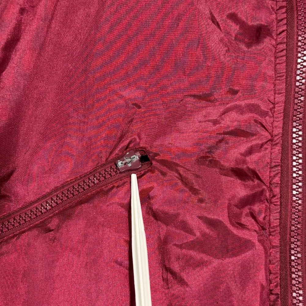 AST Sportswear Mens 5XL Maroon Nylon Tracksuit Zip Off Pants Jacket Set RN 77201 - Picture 3 of 15